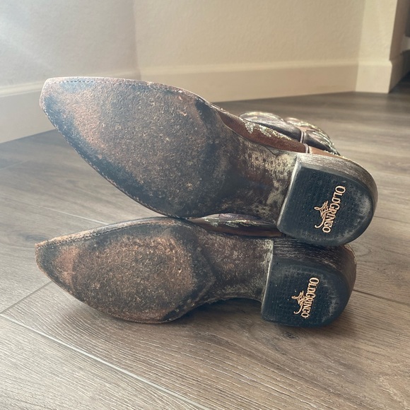 Old Gringo Women's Bonnie Brass Leather Cowboy Boots - Picture 6 of 10